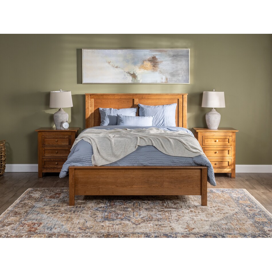 witmer furniture brown queen bed package lifestyle image sqp  