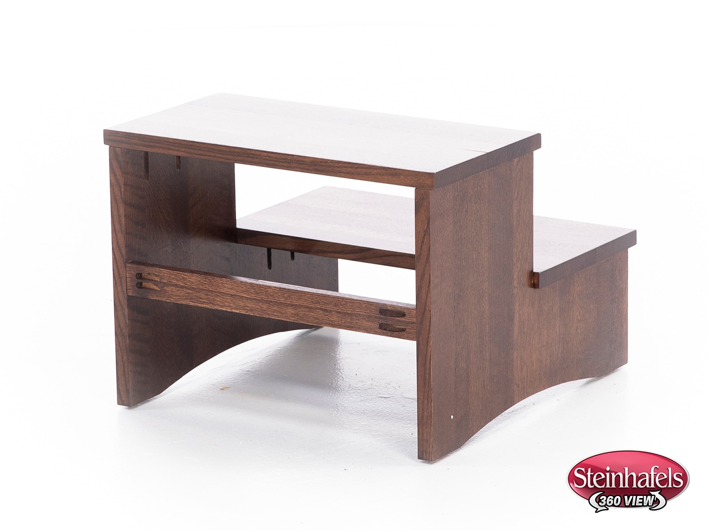 witmer furniture brown step stool  image   