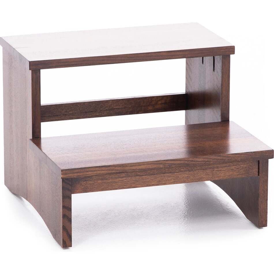 witmer furniture brown step stool   