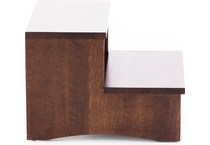 witmer furniture brown step stool   