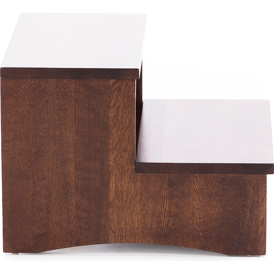 witmer furniture brown step stool   