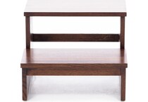witmer furniture brown step stool   