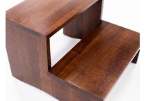 witmer furniture brown step stool   