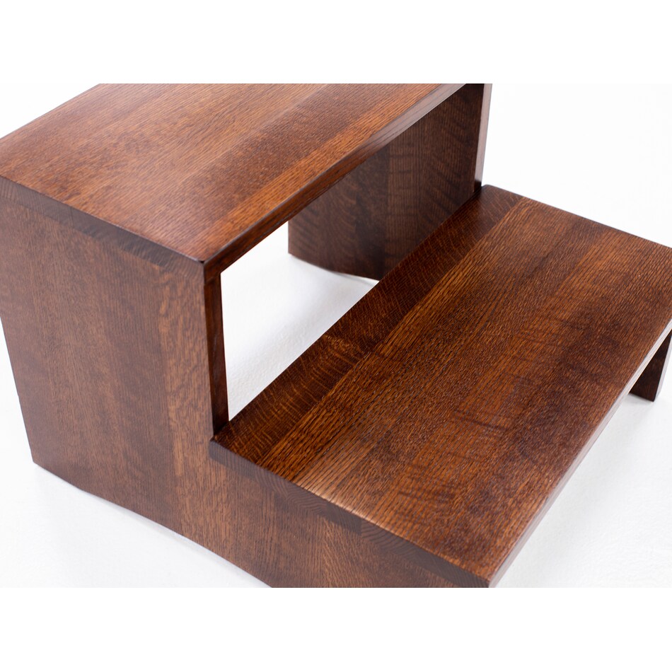 witmer furniture brown step stool   