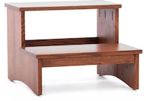 witmer furniture brown step stool   