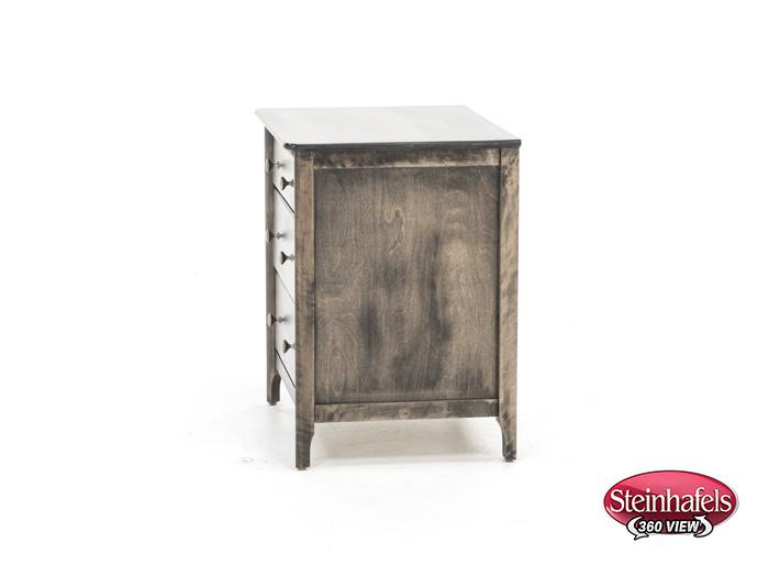 witmer furniture brown three drawer  image   