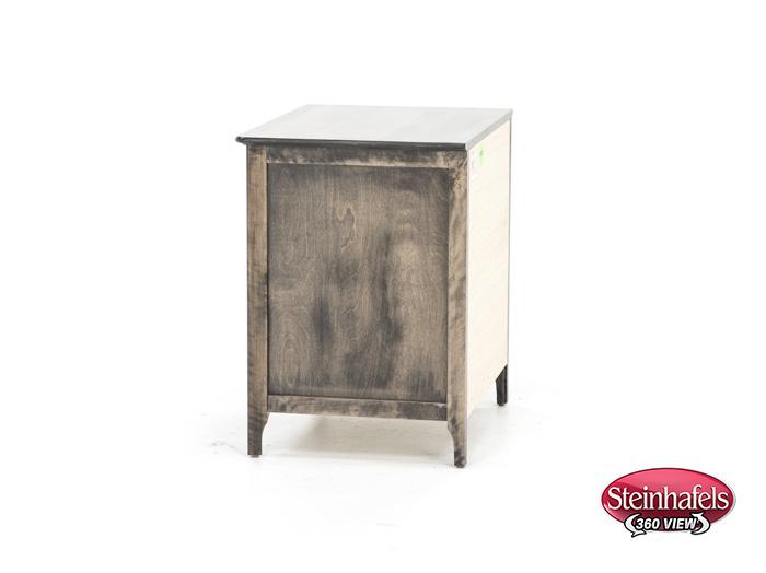 witmer furniture brown three drawer  image   