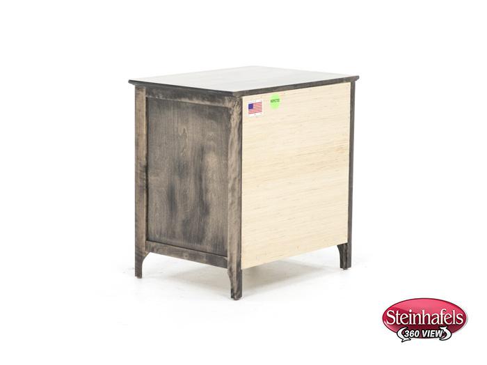 witmer furniture brown three drawer  image   