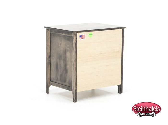 witmer furniture brown three drawer  image   