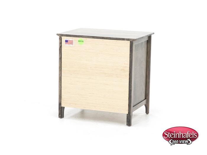 witmer furniture brown three drawer  image   