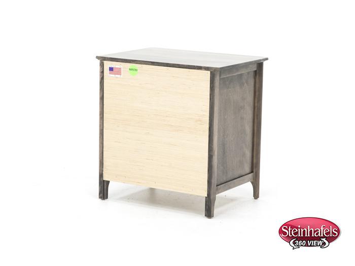 witmer furniture brown three drawer  image   