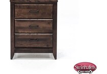 witmer furniture brown three drawer  image   