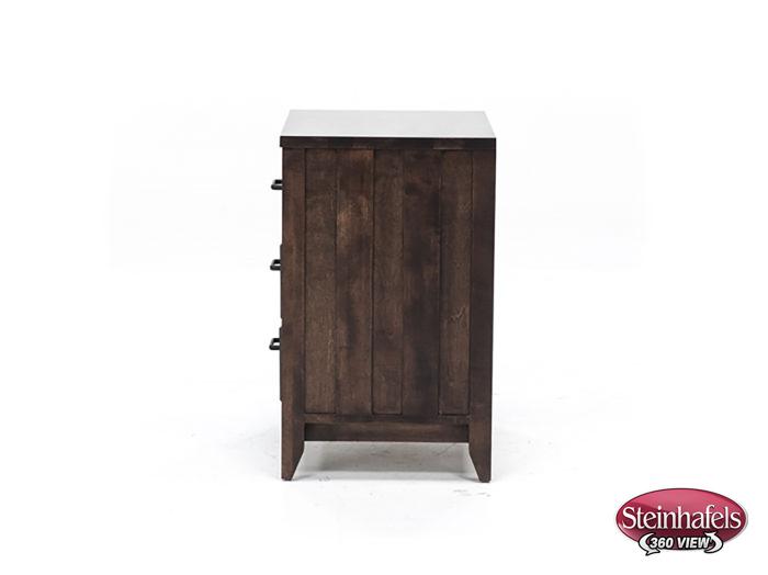 witmer furniture brown three drawer  image   
