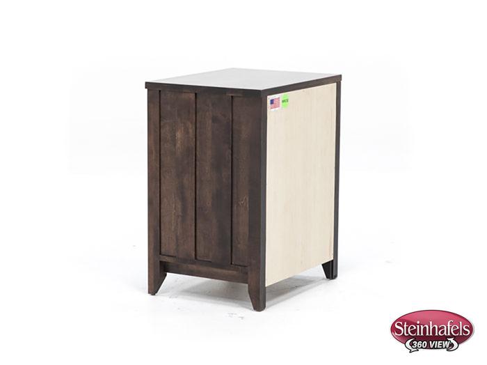 witmer furniture brown three drawer  image   