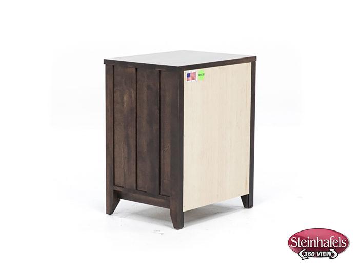 witmer furniture brown three drawer  image   