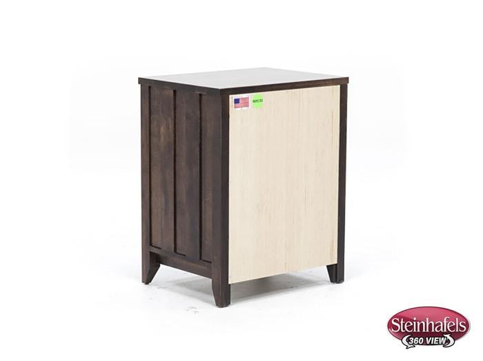 witmer furniture brown three drawer  image   