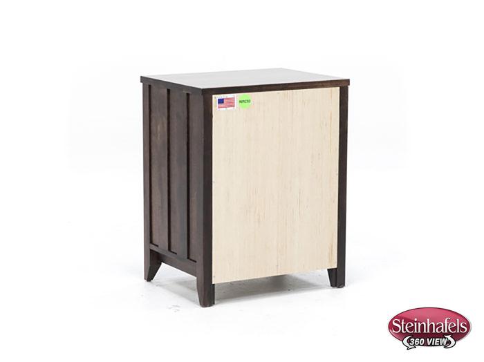 witmer furniture brown three drawer  image   