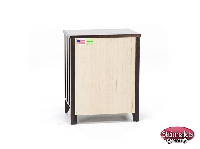witmer furniture brown three drawer  image   