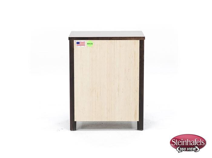 witmer furniture brown three drawer  image   