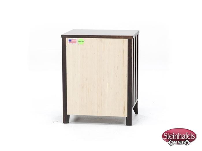 witmer furniture brown three drawer  image   