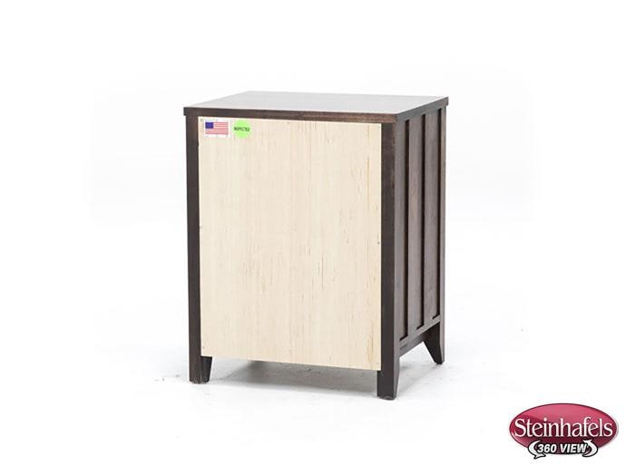 witmer furniture brown three drawer  image   