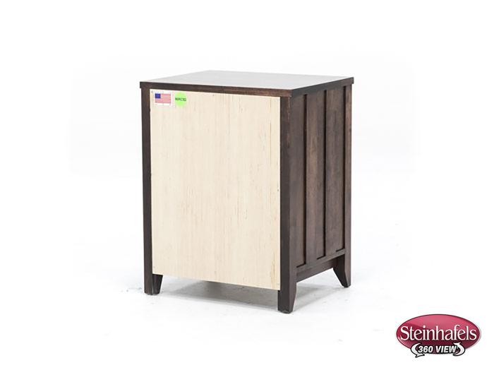 witmer furniture brown three drawer  image   