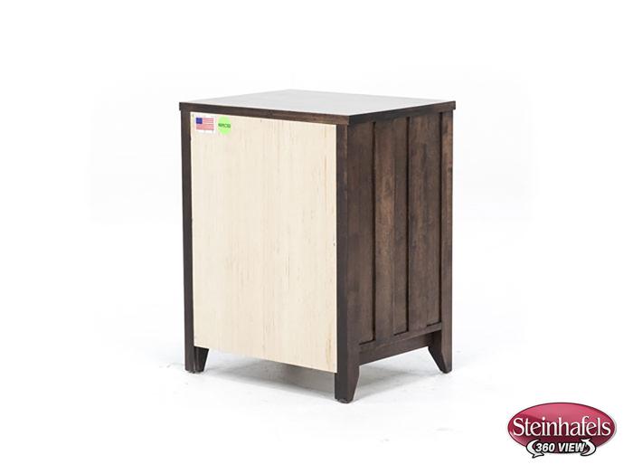 witmer furniture brown three drawer  image   