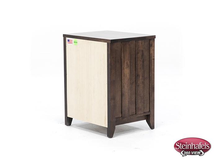 witmer furniture brown three drawer  image   