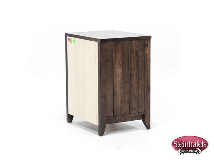 witmer furniture brown three drawer  image   