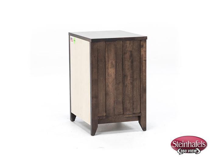 witmer furniture brown three drawer  image   
