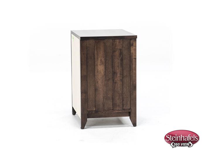 witmer furniture brown three drawer  image   