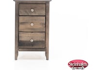 witmer furniture brown three drawer  image   