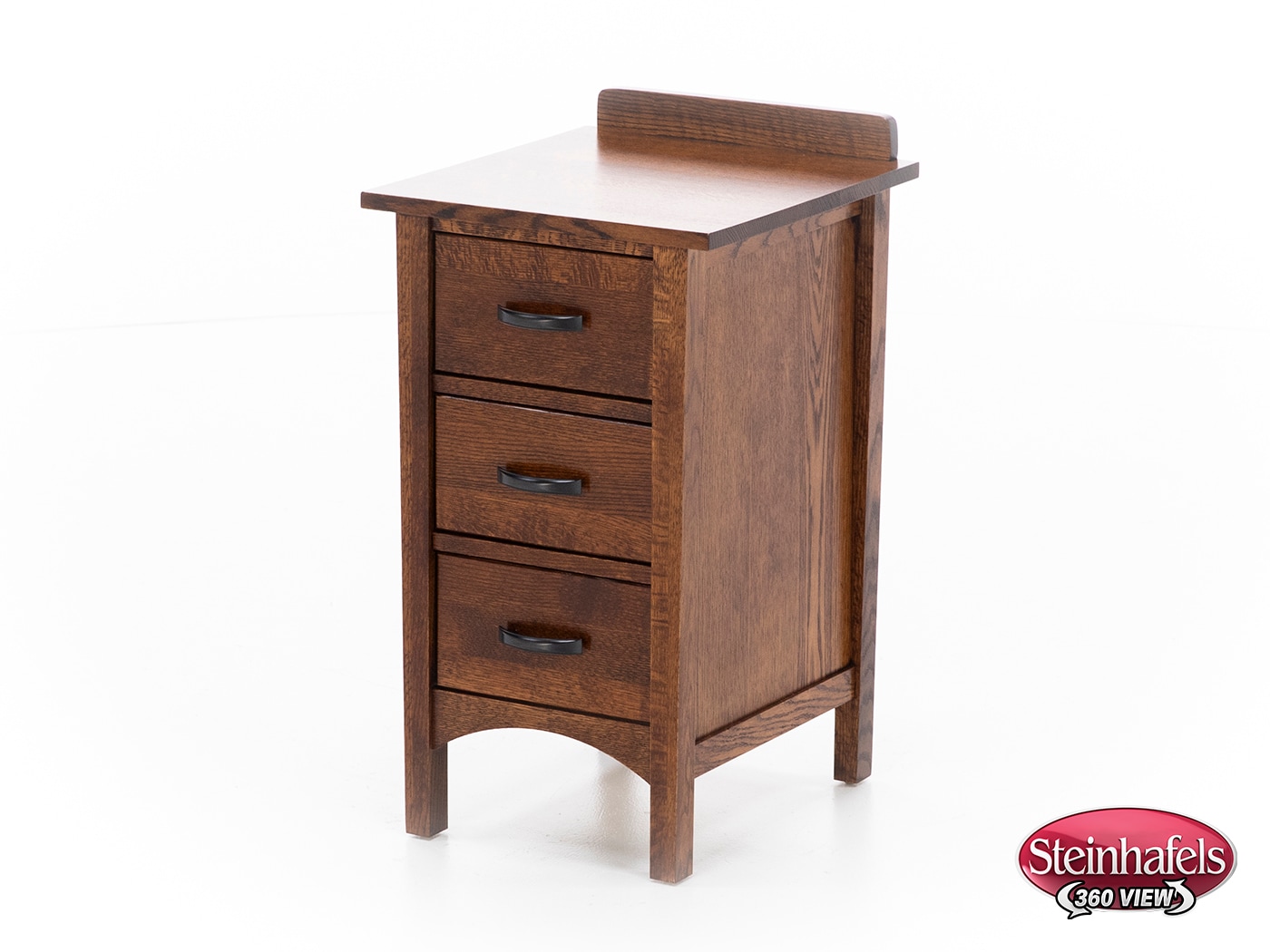 witmer furniture brown three drawer  image   