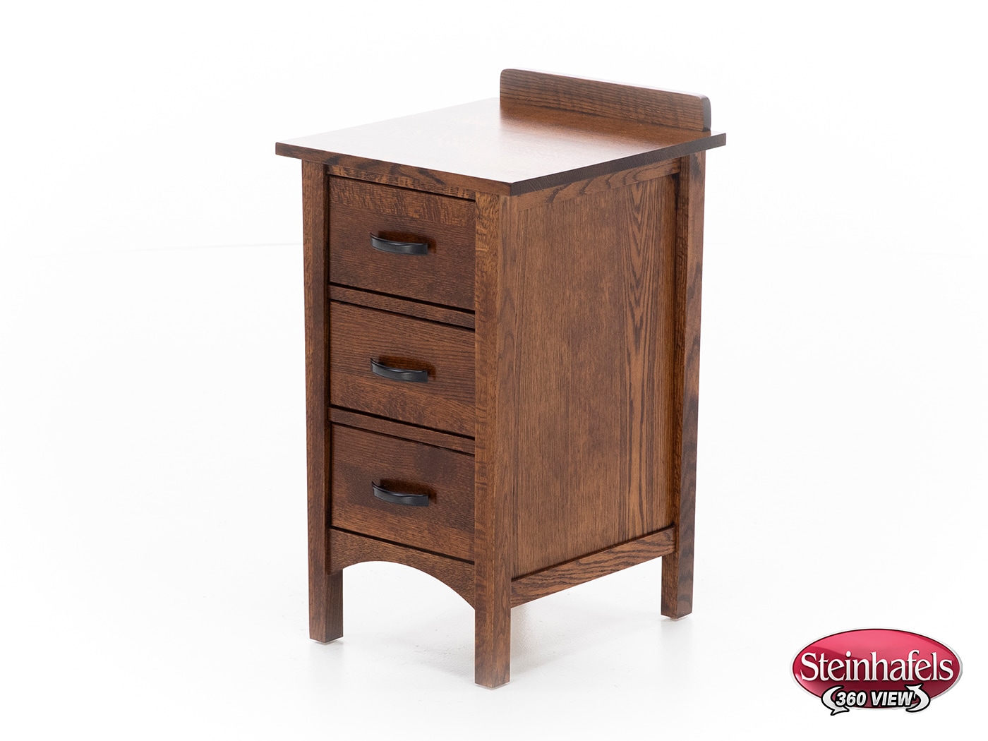 witmer furniture brown three drawer  image   