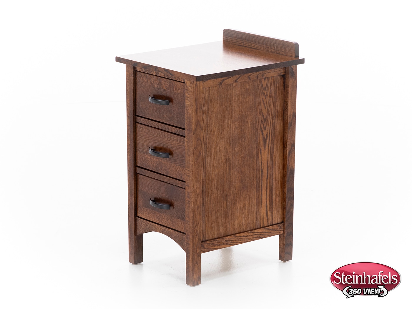 witmer furniture brown three drawer  image   