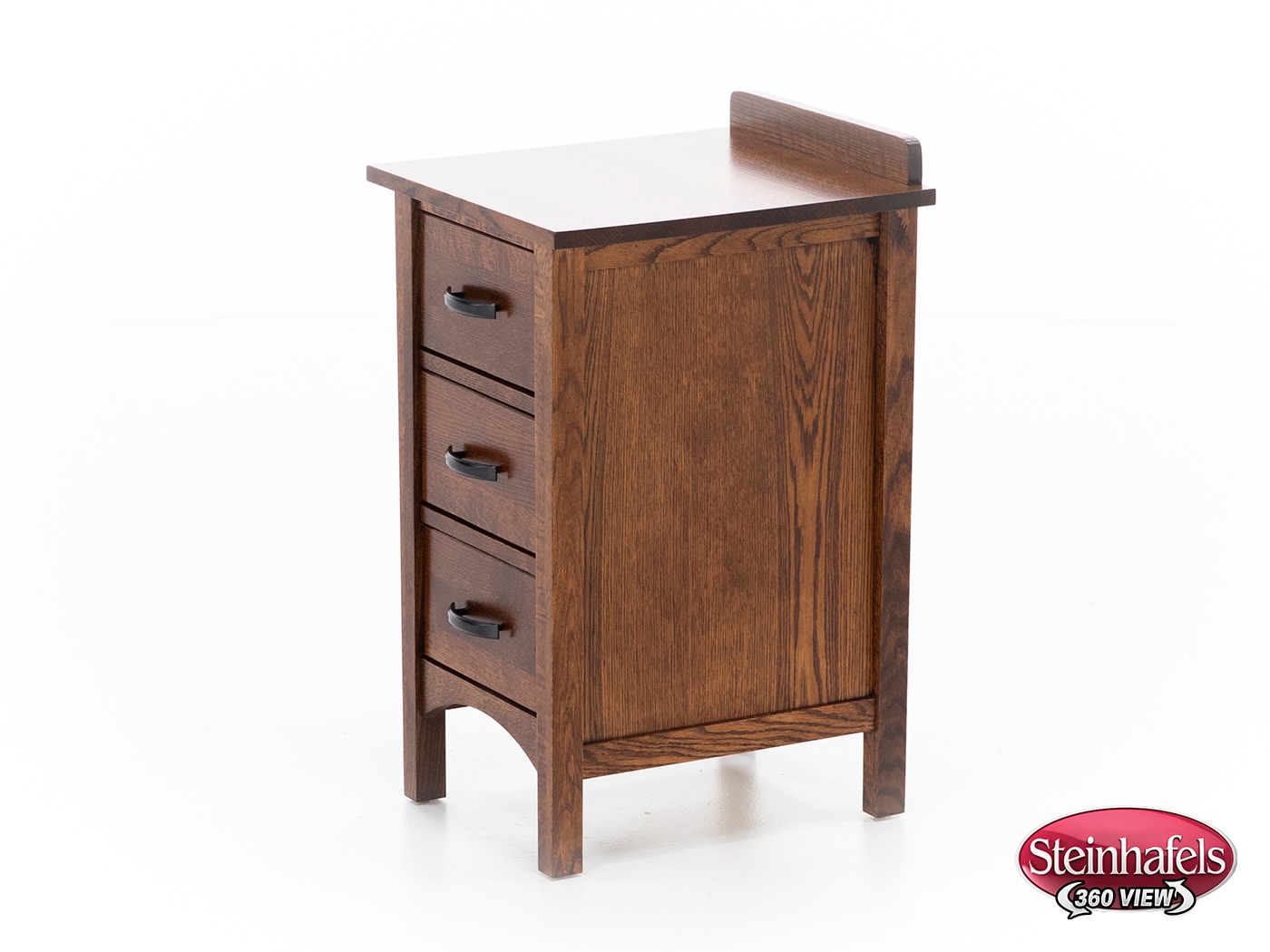 witmer furniture brown three drawer  image   