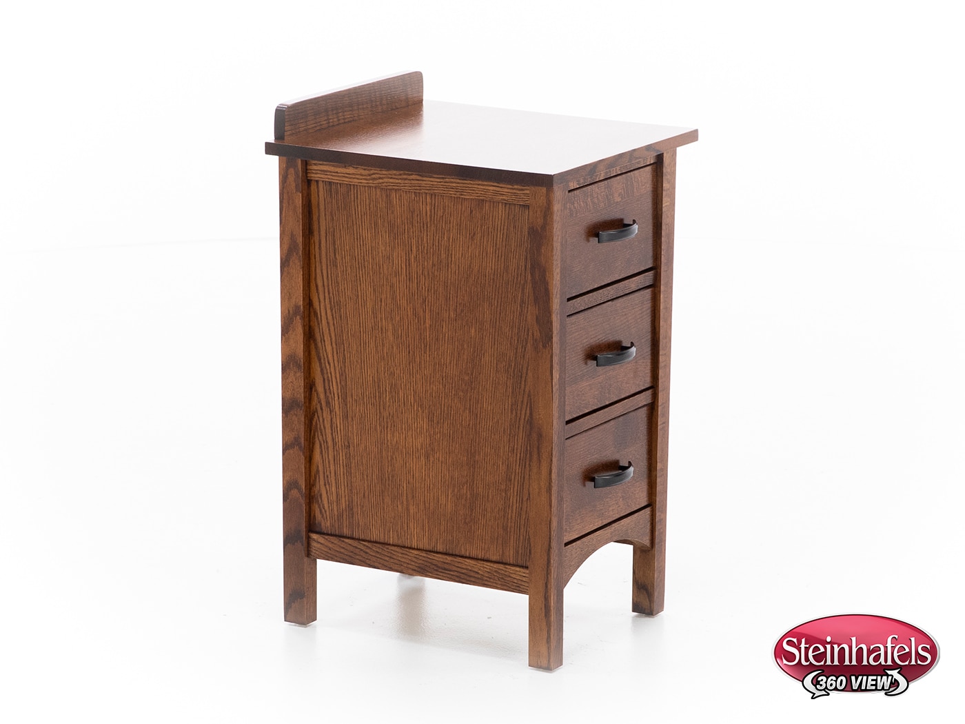 witmer furniture brown three drawer  image   