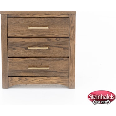 Charlevoix Three Drawer Nightstand