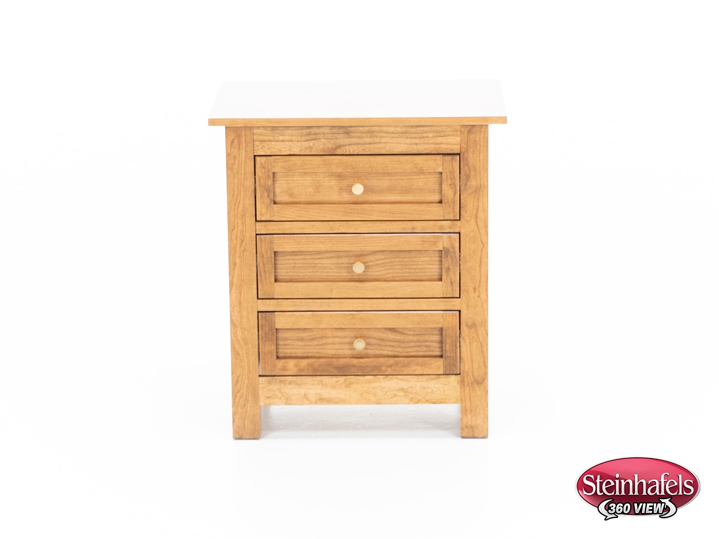witmer furniture brown three drawer  image   