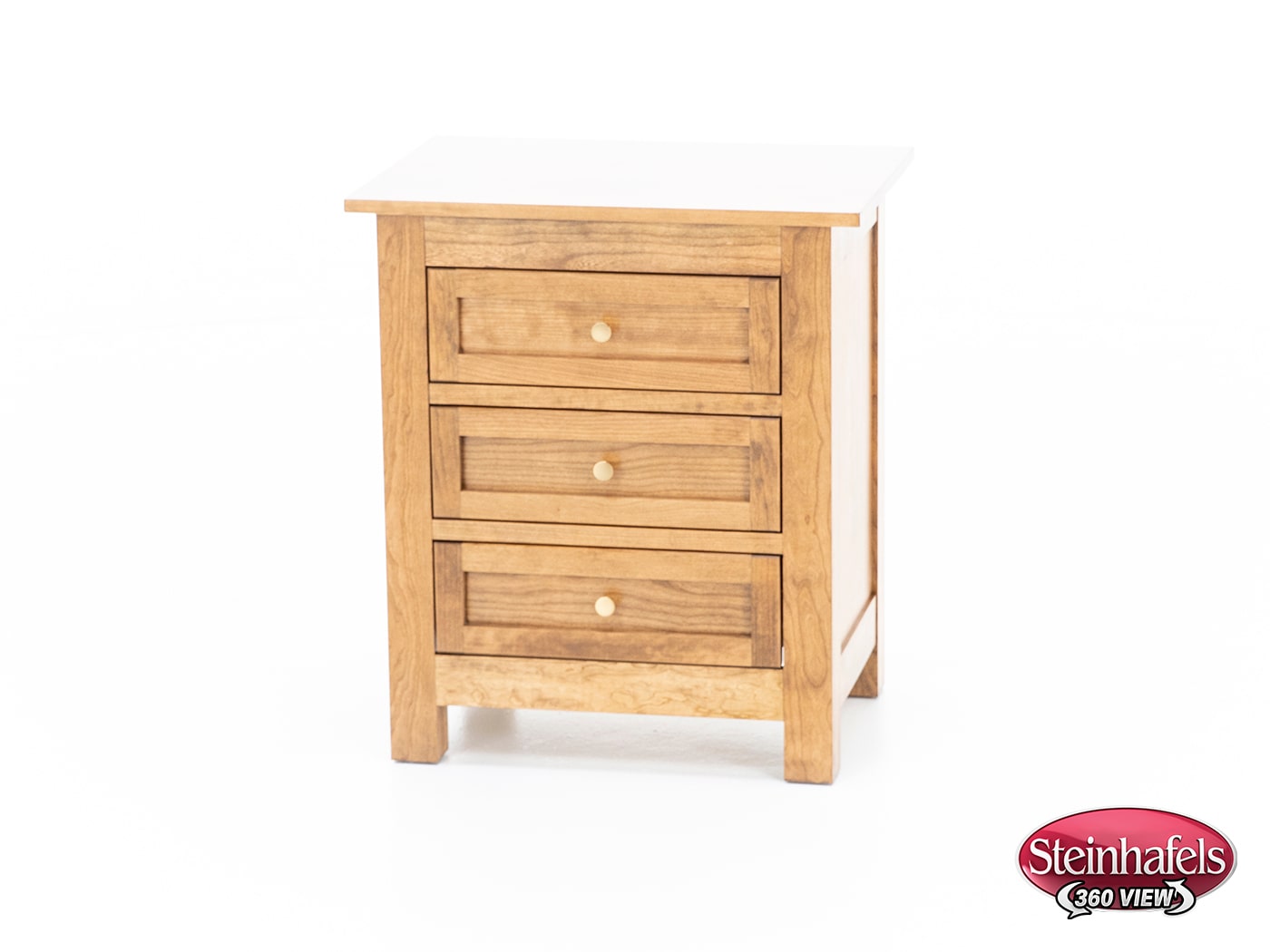 witmer furniture brown three drawer  image   