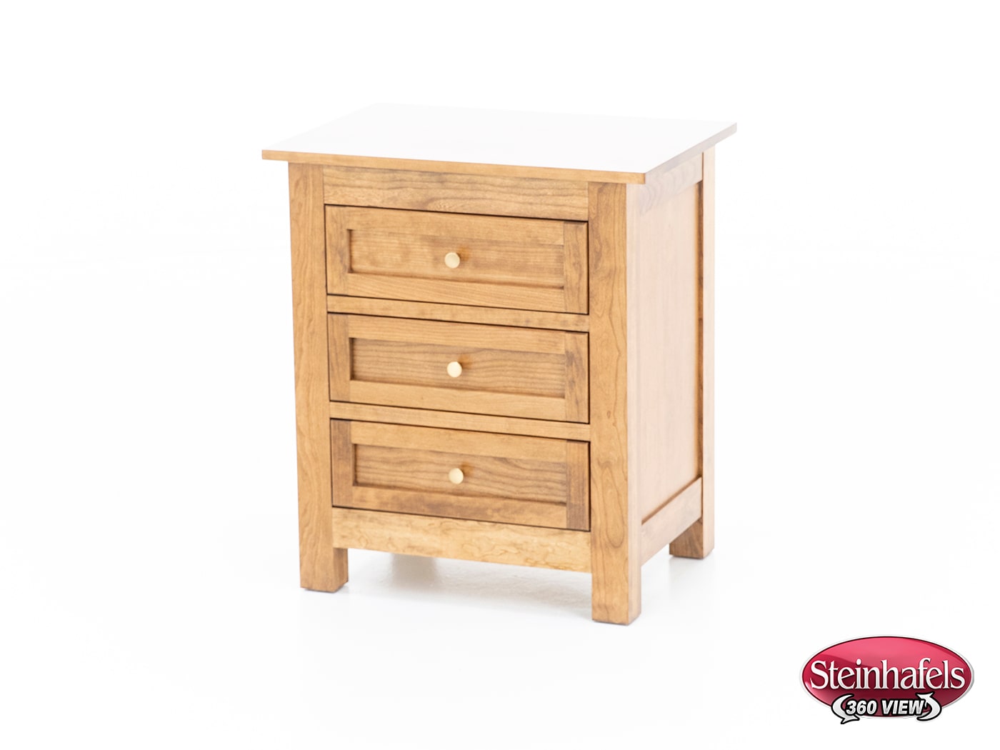 witmer furniture brown three drawer  image   