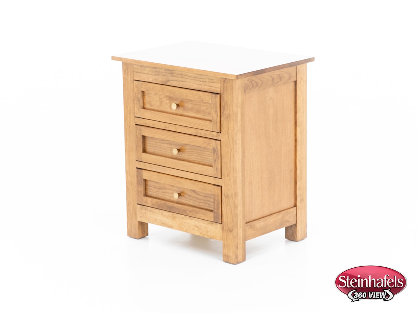 witmer furniture brown three drawer  image   
