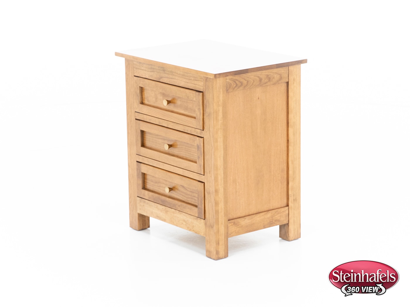 witmer furniture brown three drawer  image   