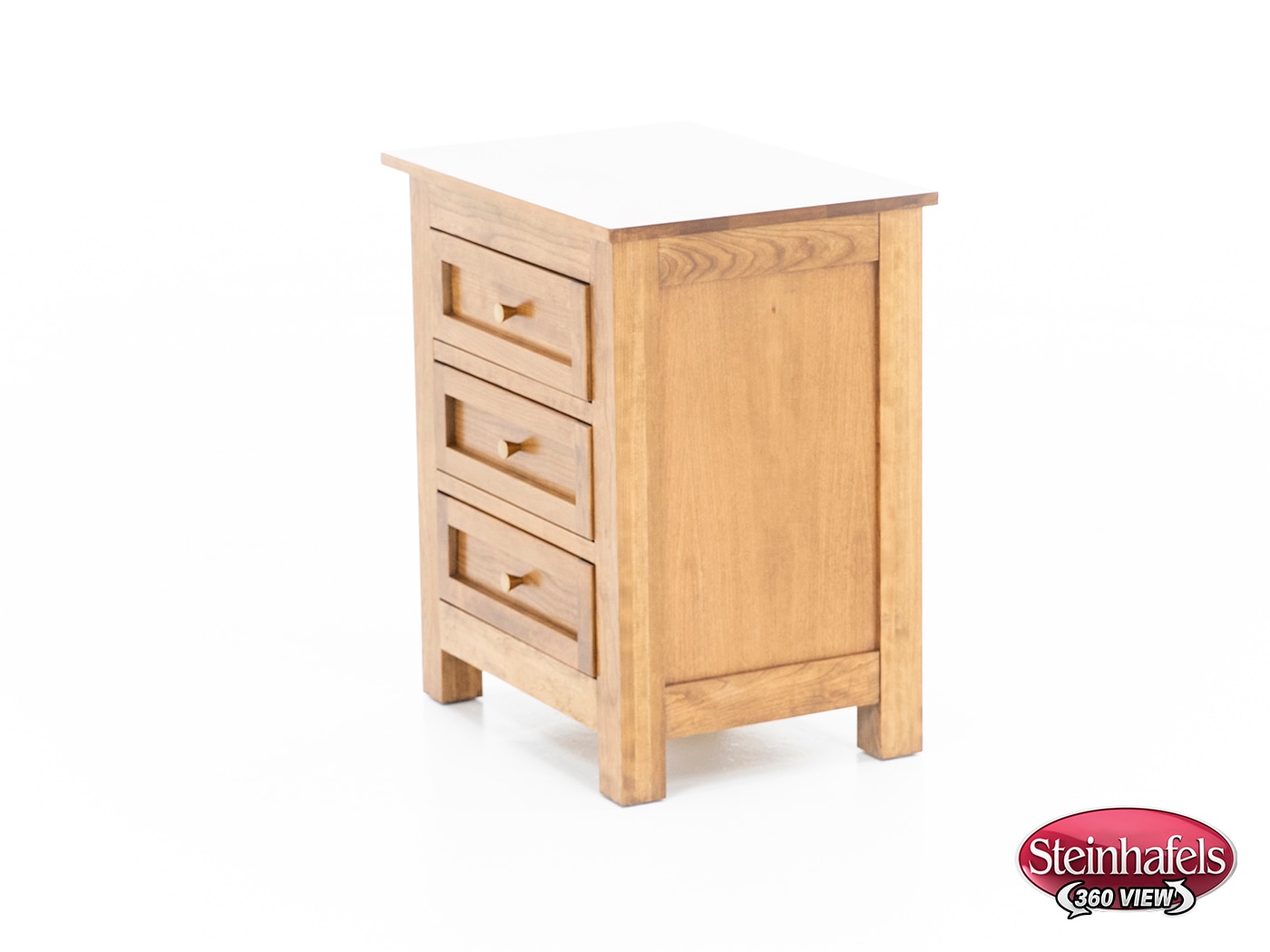 witmer furniture brown three drawer  image   
