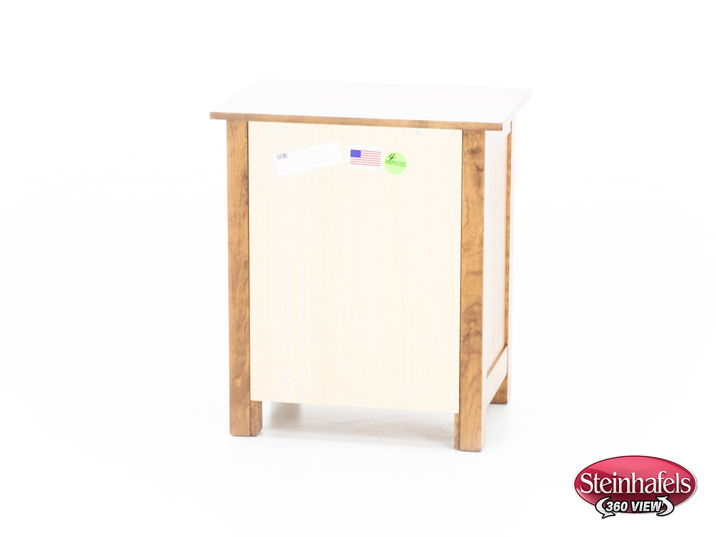 witmer furniture brown three drawer  image   