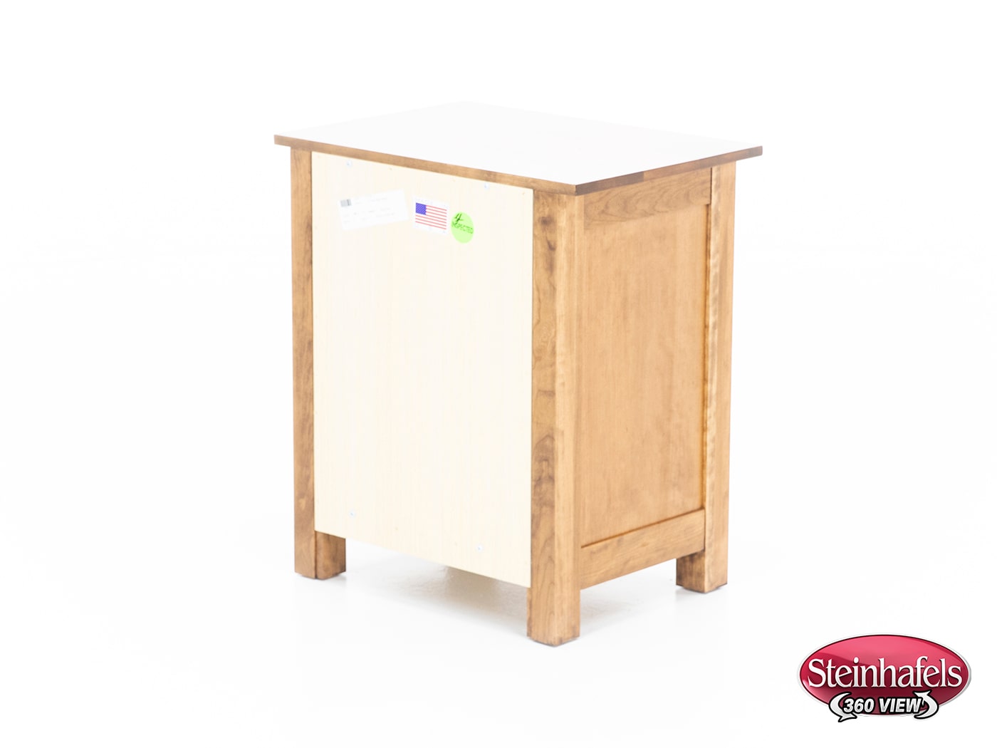 witmer furniture brown three drawer  image   
