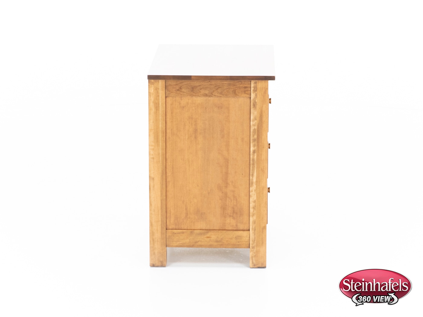 witmer furniture brown three drawer  image   