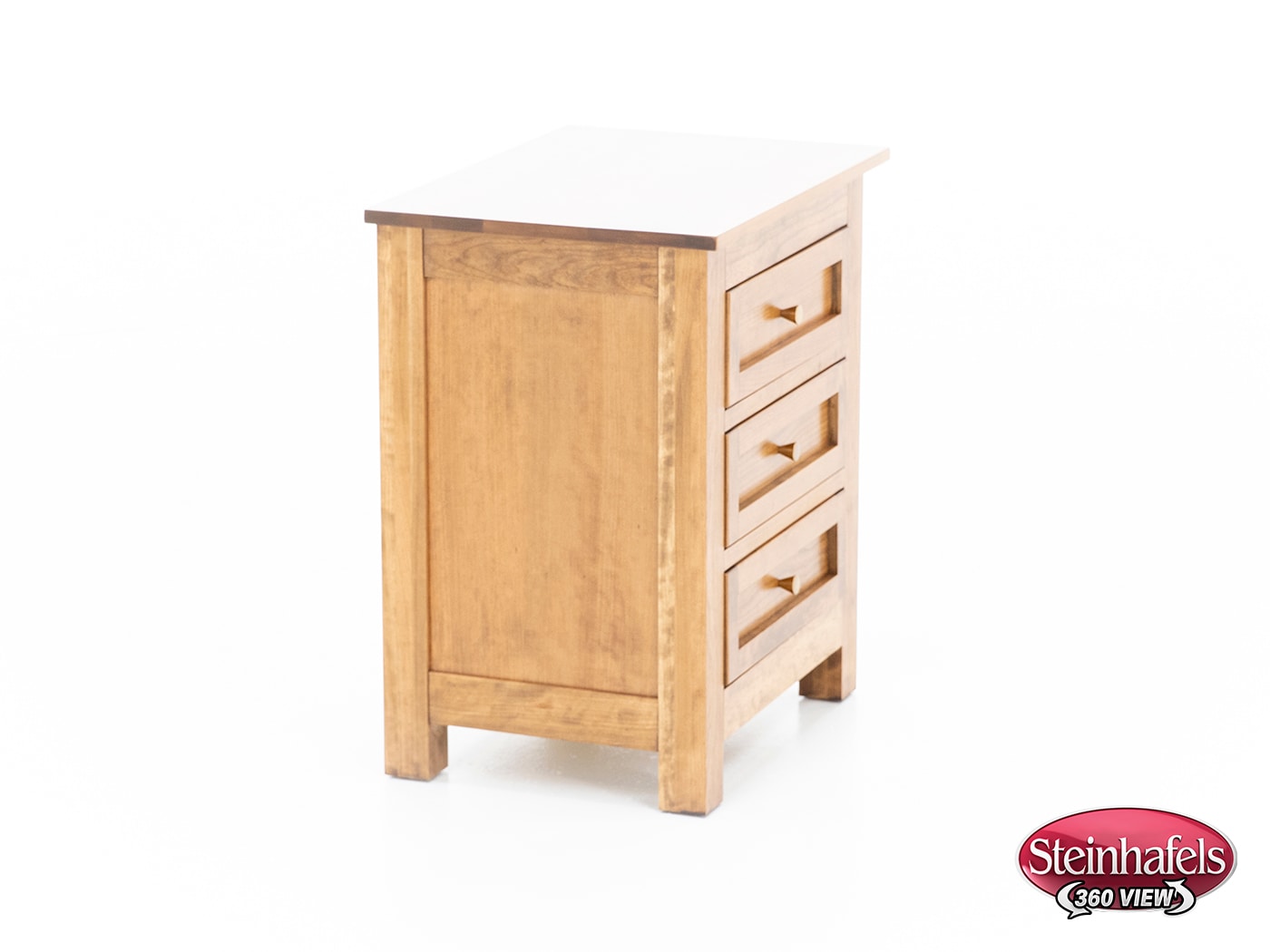 witmer furniture brown three drawer  image   