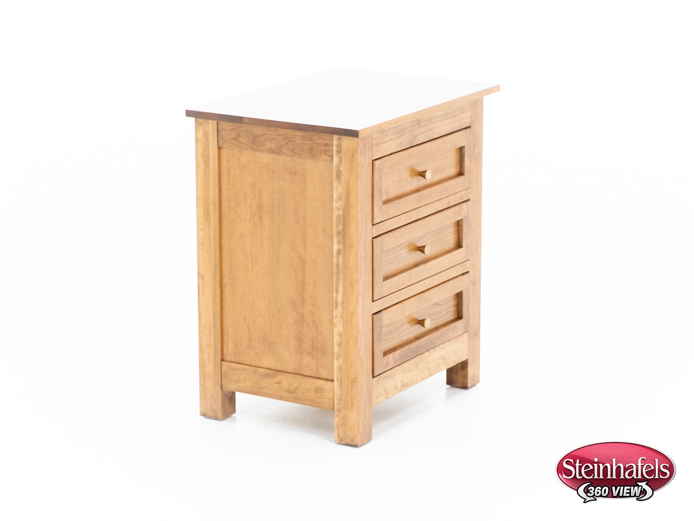 witmer furniture brown three drawer  image   