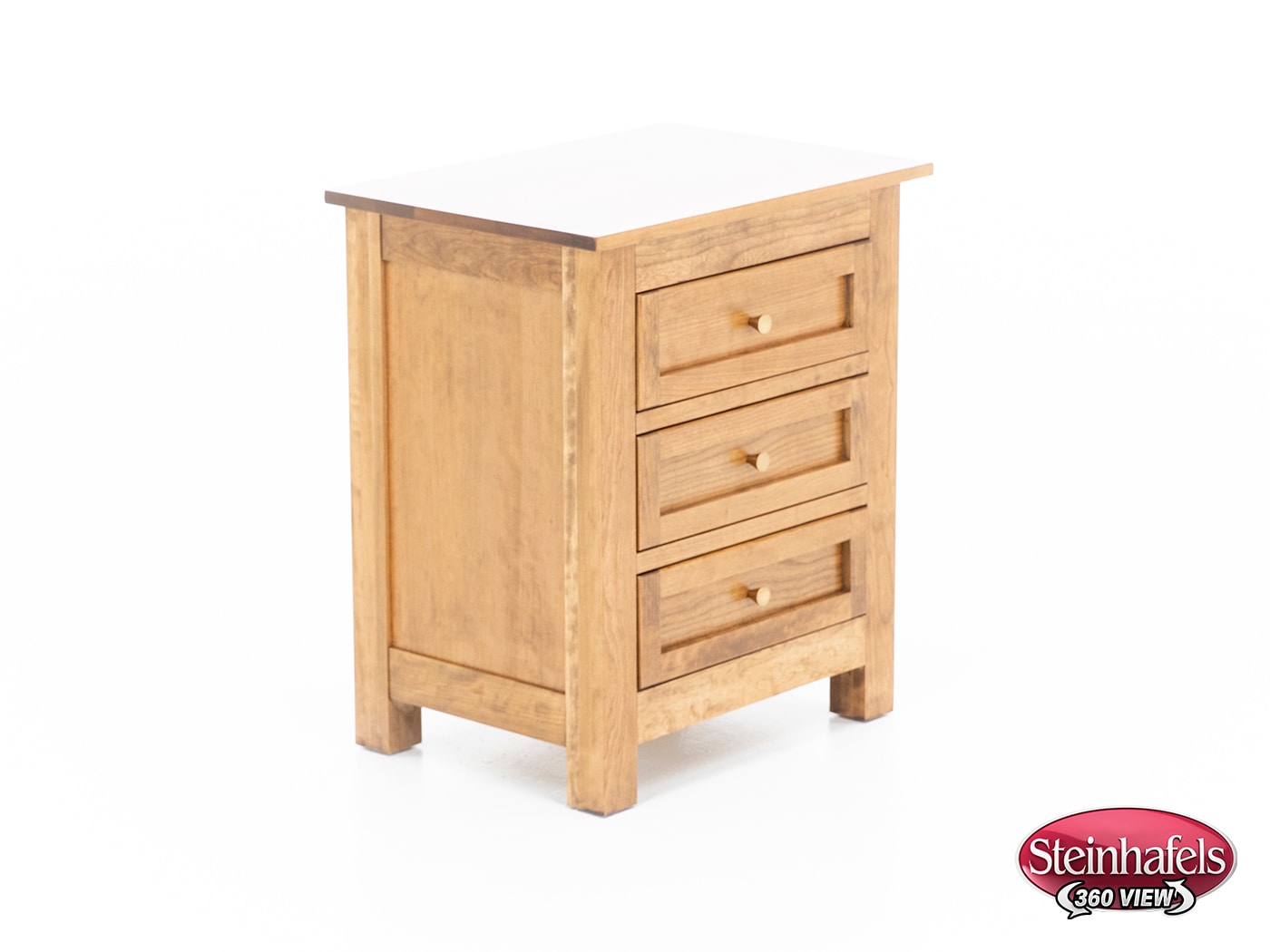 witmer furniture brown three drawer  image   